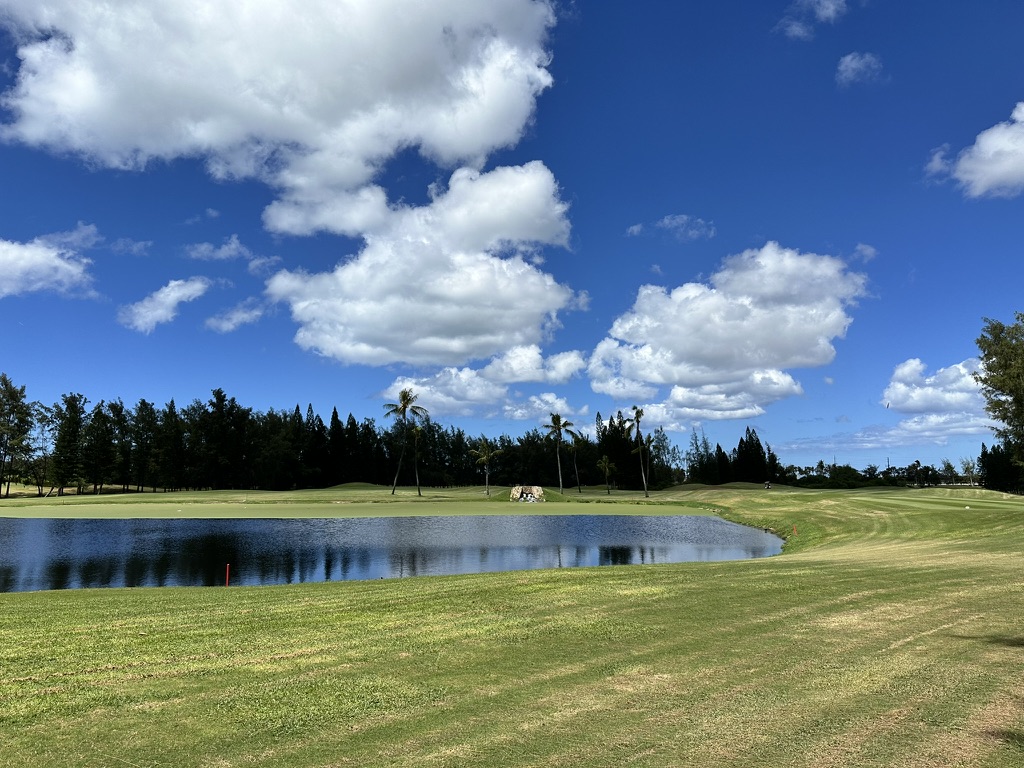 Hawaii Prince Golf Club - pond and fairway